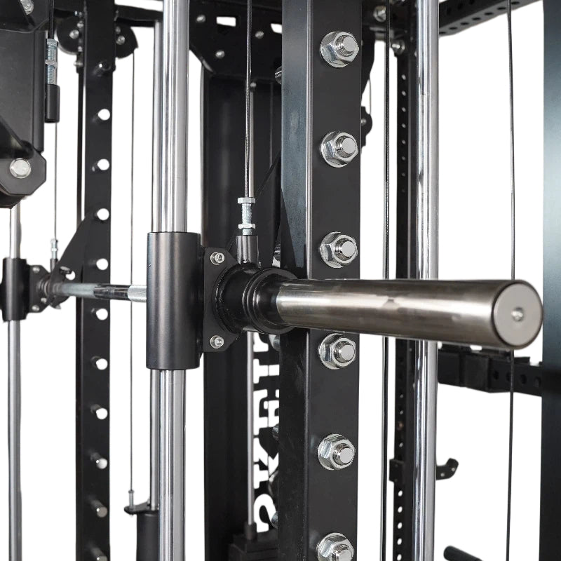 SKS-1 All-in-One Smith Machine & Functional Trainer with Dual Preloaded Weight Stacks