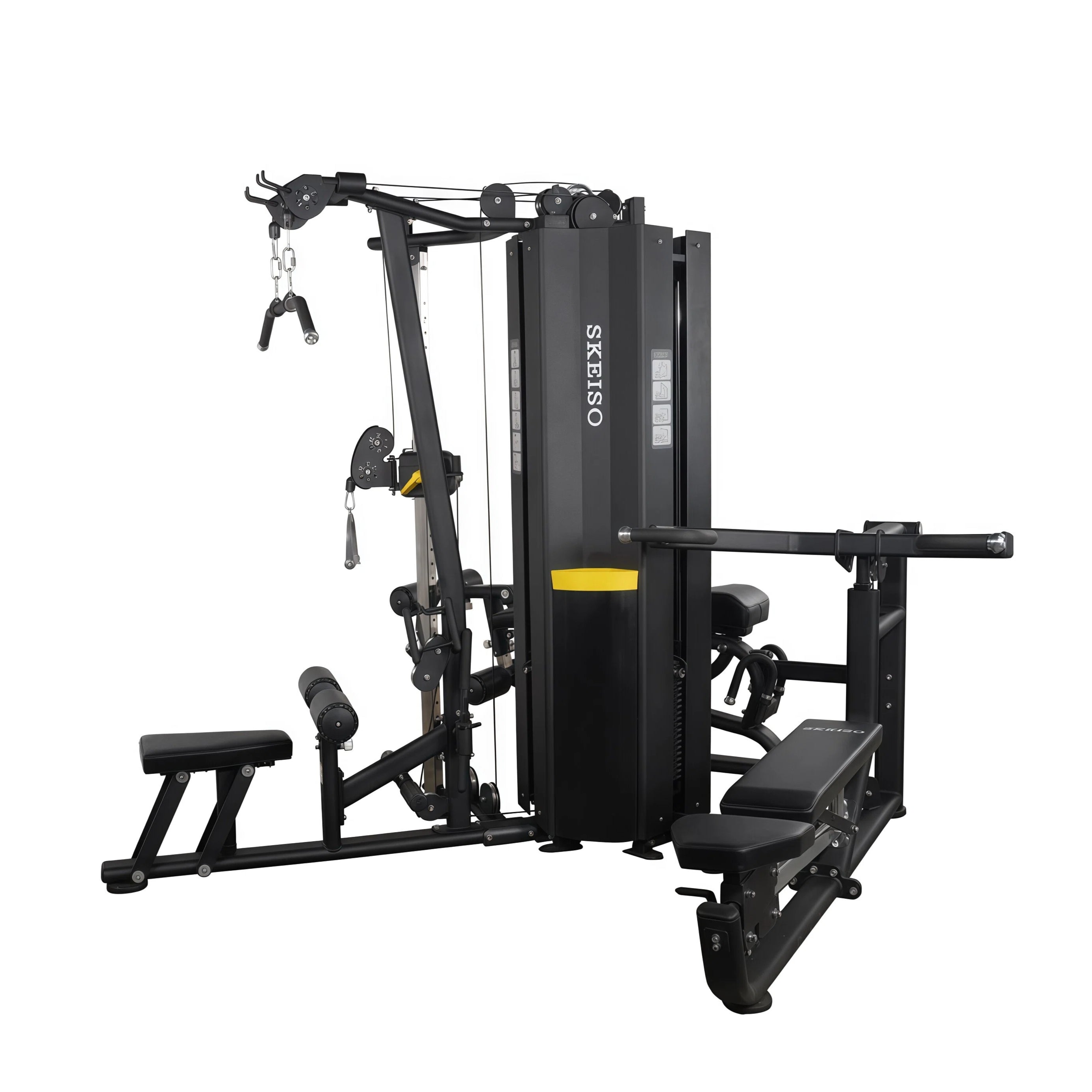 JXS-03A 3-Station Multi-Station Home Gym Machine – Skeiso Fitness