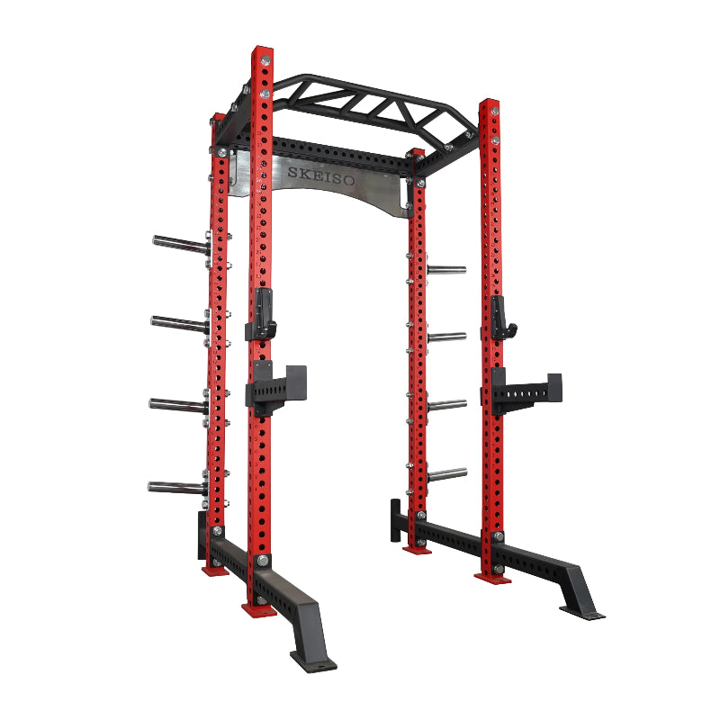 SKS-3 Heavy-Duty Commercial Half Power Rack Squat Cage for Powerlifting