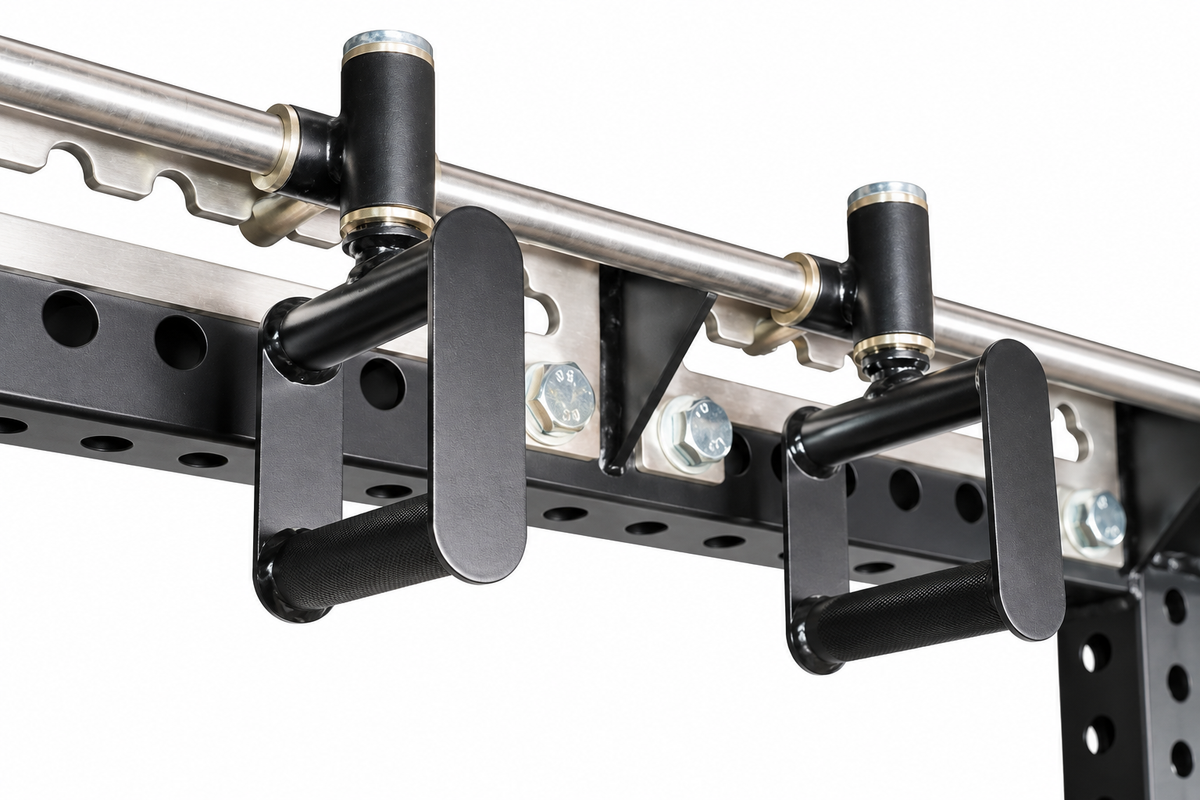 SKEISO SKS-1 overhead pull-up grips and mounting rail