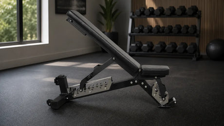 SKEISO JXS-037C adjustable FID bench in a home gym