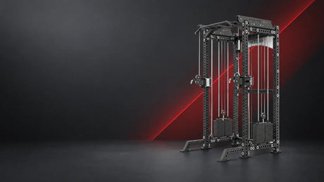 SKEISO SKS-2 half rack with dual adjustable cable stacks