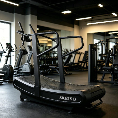 SKEISO WDL-003 magnetic resistance curved treadmill product detail view 7