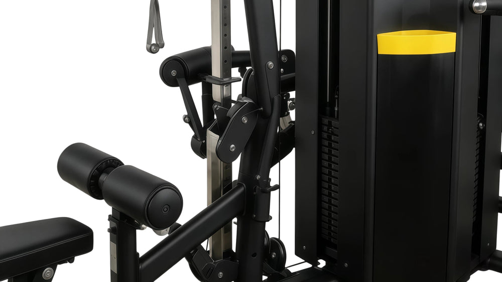 High-strength pull cables for safety.