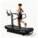 SKEISO WDL-003 magnetic resistance curved treadmill product detail view 6
