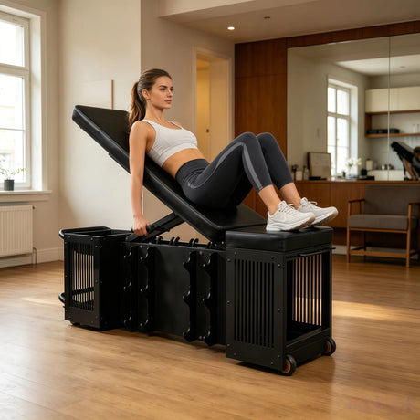 SKEISO JXS-037A foldable FID bench with leg developer product detail view 6