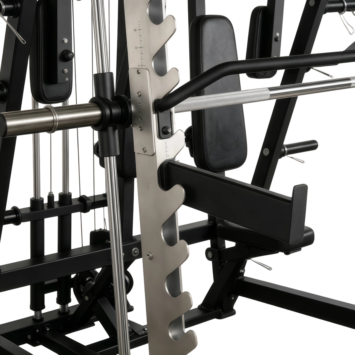 JXS20+20A+20B+20C Heavy-Duty Multi-Purpose Full Power Rack with Pull-Up Bar & Plate Pegs