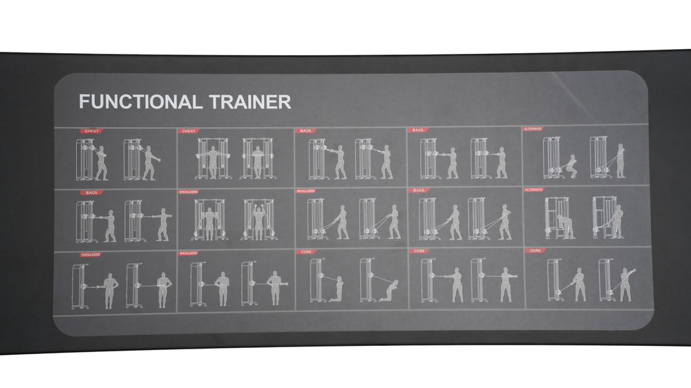 Stable track helps beginners standardize fitness posture.