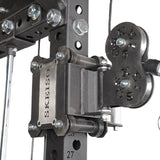 SKS-2 Half Power Rack Integrated Functional Cable Trainer with Dual Weight Stacks