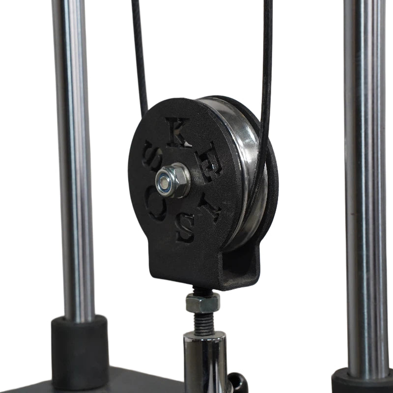 SKS-2 Half Power Rack Integrated Functional Cable Trainer with Dual Weight Stacks