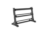 SKEISO JXS-030 heavy-duty multi-tier dumbbell storage rack product detail view 3