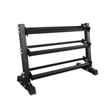 SKEISO JXS-030 heavy-duty multi-tier dumbbell storage rack for home gym