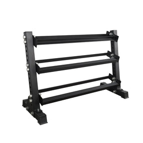 SKEISO JXS-030 heavy-duty multi-tier dumbbell storage rack for home gym