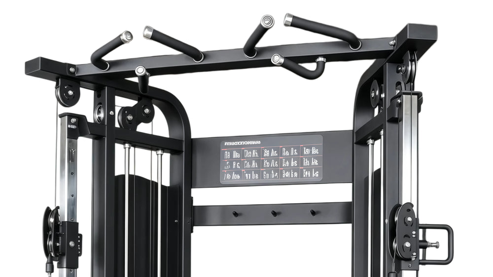 Integrated structure suits both home gym and studio scenarios.