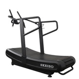 SKEISO WDL-003 magnetic resistance curved treadmill product detail view 4