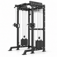 SKEISO SKS-2 dual-stack half-rack cable trainer on a white background; retouched original product view
