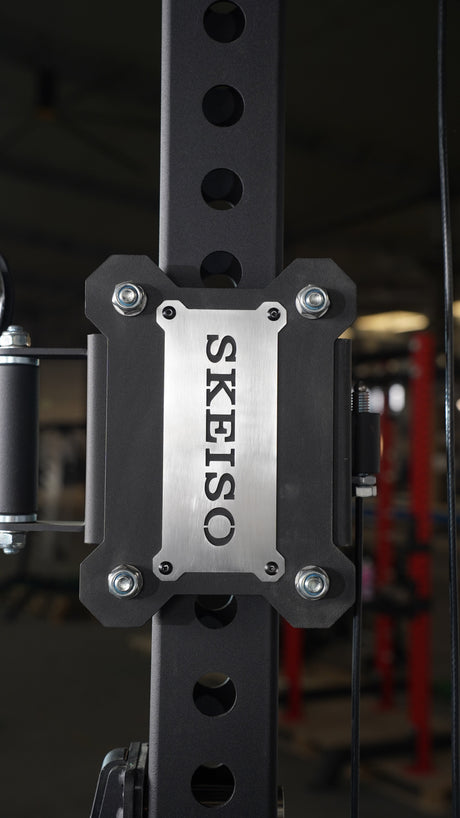 SKEISO SKS-2 adjustable cable trolley mounting plate and locking knob