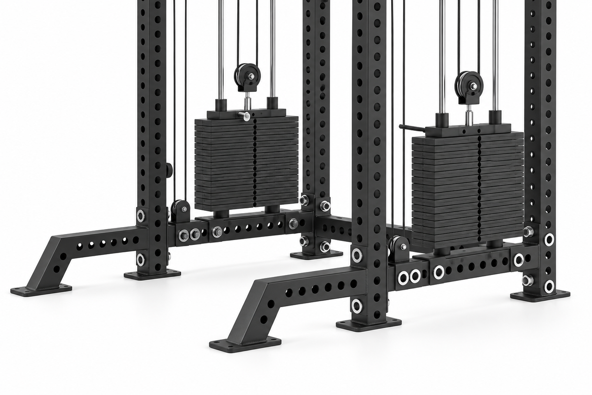 Two Independent 200 lb Stacks